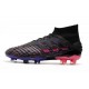 Mens adidas Predator 19+ FG Boots - Black Pink Blue