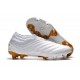 adidas Copa 19+ FG Firm Ground Soccer Boot - White Gold