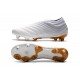 adidas Copa 19+ FG Firm Ground Soccer Boot - White Gold