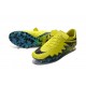Nike Hypervenom Phinish FG Football Boots Yellow Black Blue
