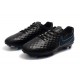 New 2016 Nike Tiempo Legend 6 FG Leather Football Cleats Black Blue