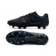 New 2016 Nike Tiempo Legend 6 FG Leather Football Cleats Black Blue