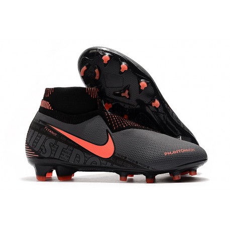 Nike Phantom Vision Elite DF FG New Boot Dark Grey/Bright Mango/Black